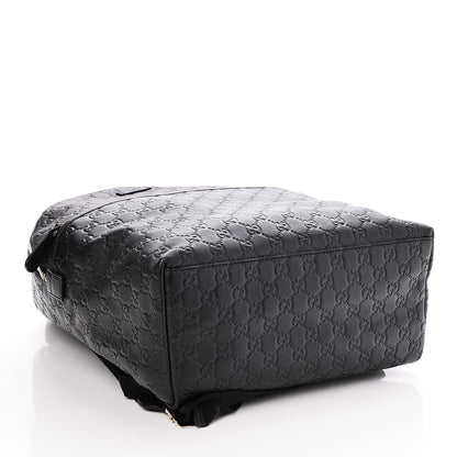 Gucci Guccissima Medium Classic Backpack Black 4 of 7
