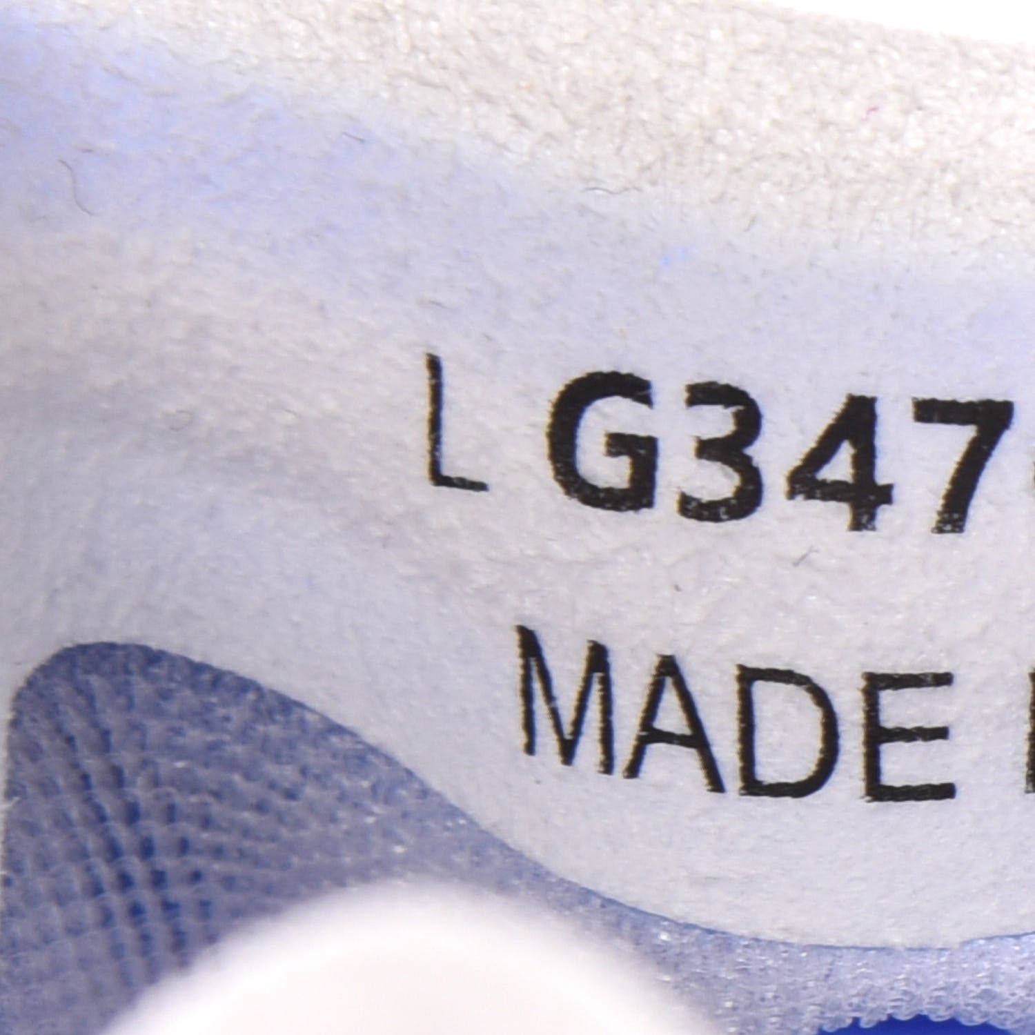 Chanel Calfskin Mesh Lycra Womens Logo Sneakers 36.5 White Blue 7 of 8