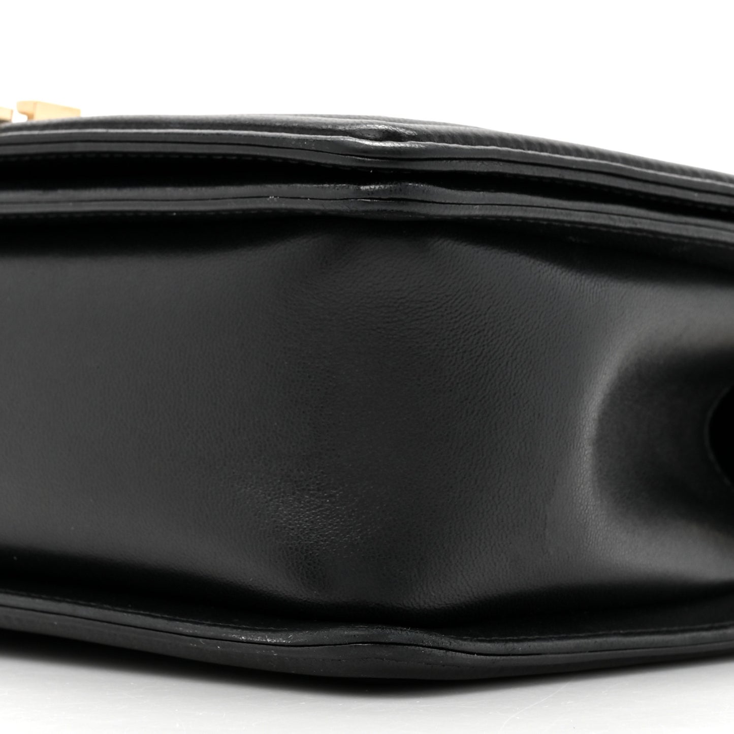 Lambskin Quilted Medium Boy Flap Black