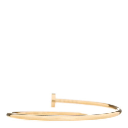 Cartier 18K Yellow Gold Small Juste Un Clou Bracelet 14 2 of 3