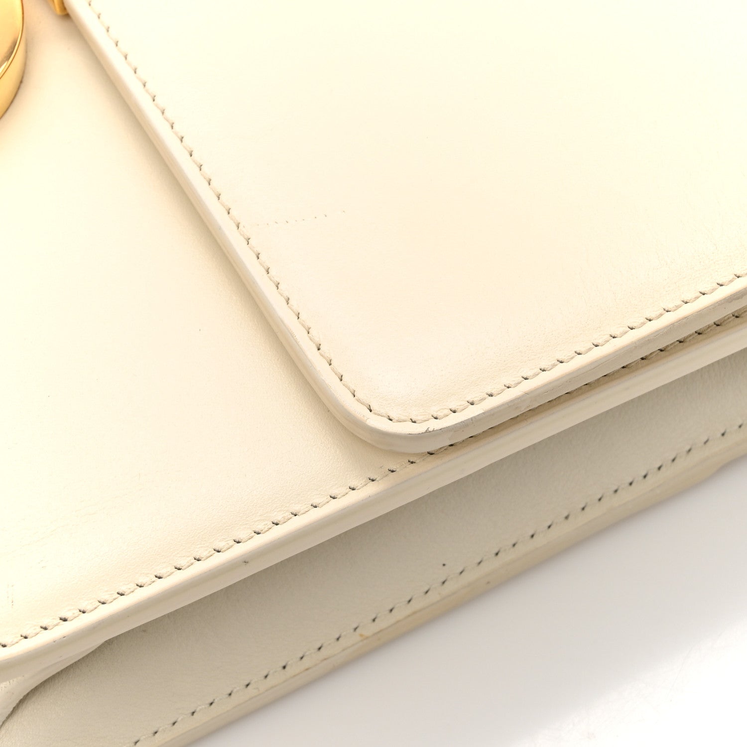 Christian Dior Box Calfskin 30 Montaigne Flap Bag Ivory 11 of 15