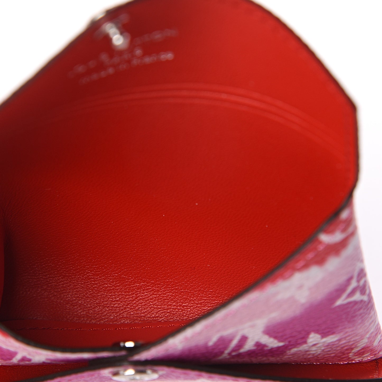 Monogram Escale Small Kirigami Pochette Insert Red