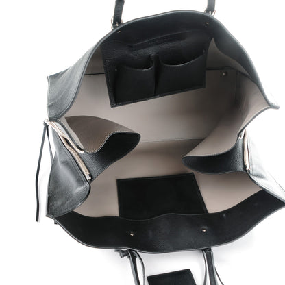 Balenciaga Supple Calfskin Papier A4 Zip Around Tote Black 6 of 8