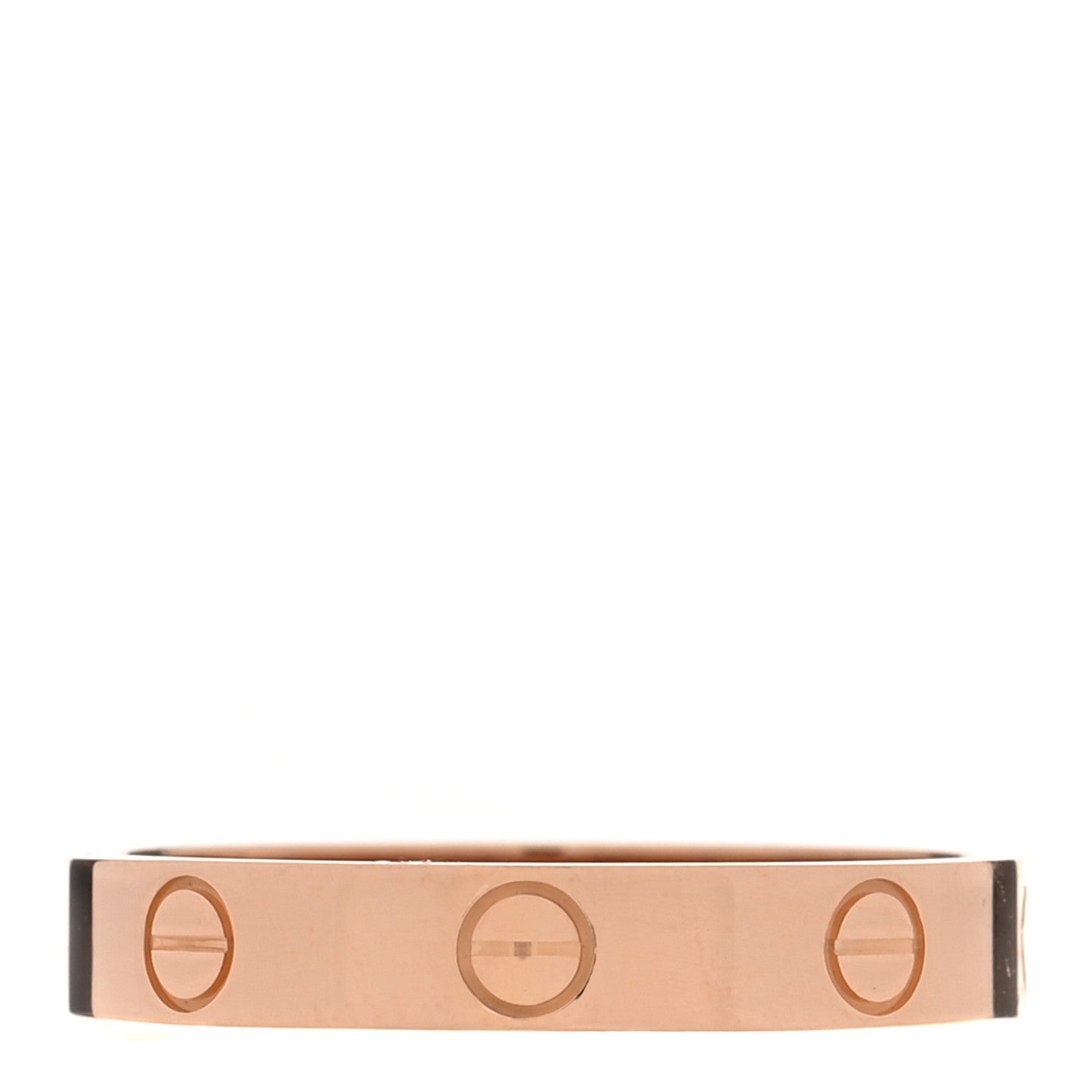 Cartier 18K Pink Gold 3.5mm LOVE Wedding Band Ring 58 8.5 1 of 5