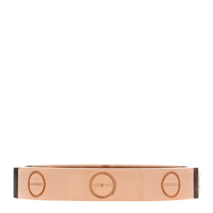 Cartier 18K Pink Gold 3.5mm LOVE Wedding Band Ring 58 8.5 1 of 5