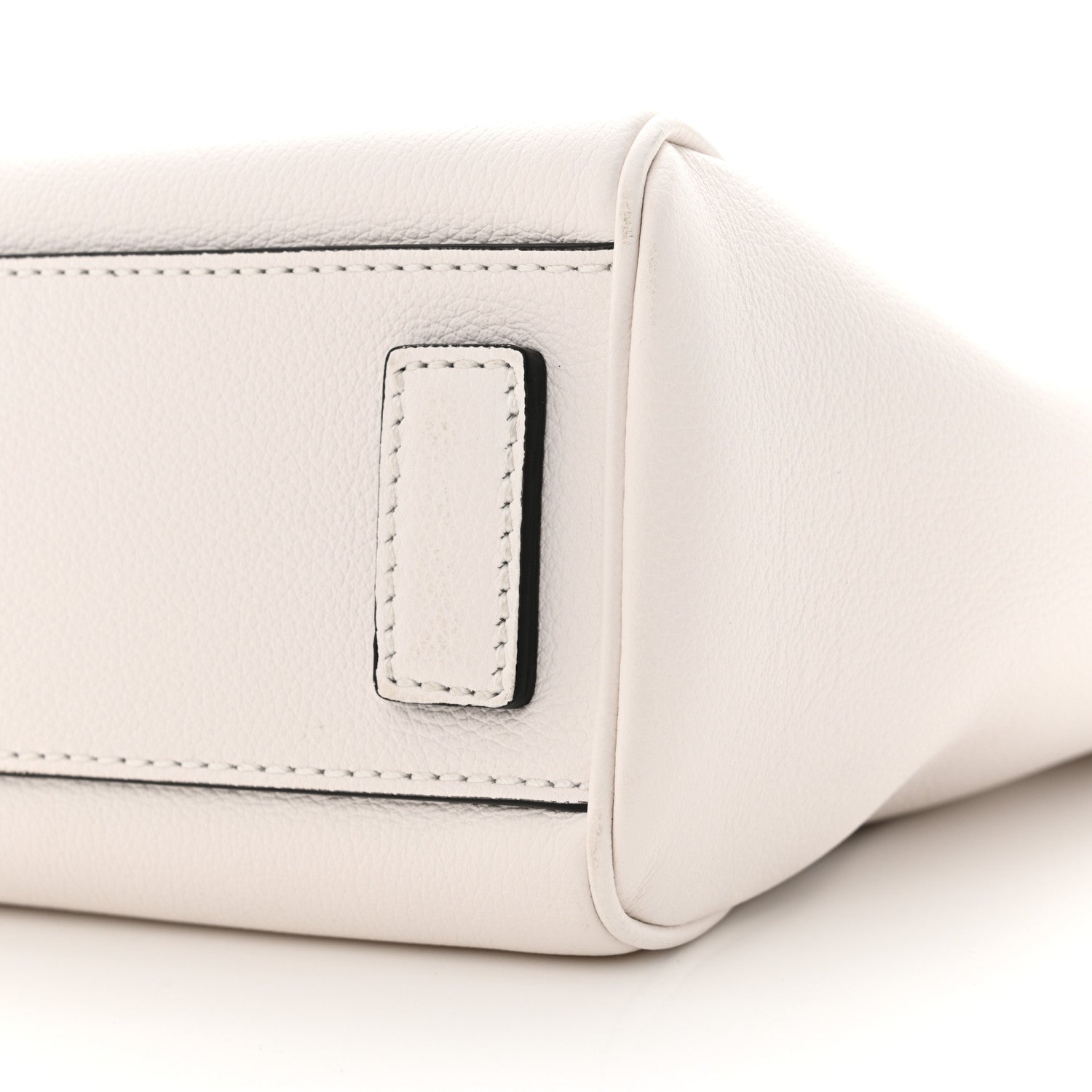 Versace Grained Calfskin Small La Medusa Chain Tote White 8 of 9