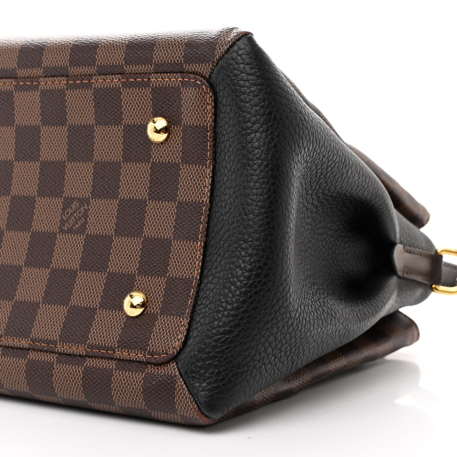 Louis Vuitton Cuir Taurillon Damier Ebene Normandy Black 10 of 11