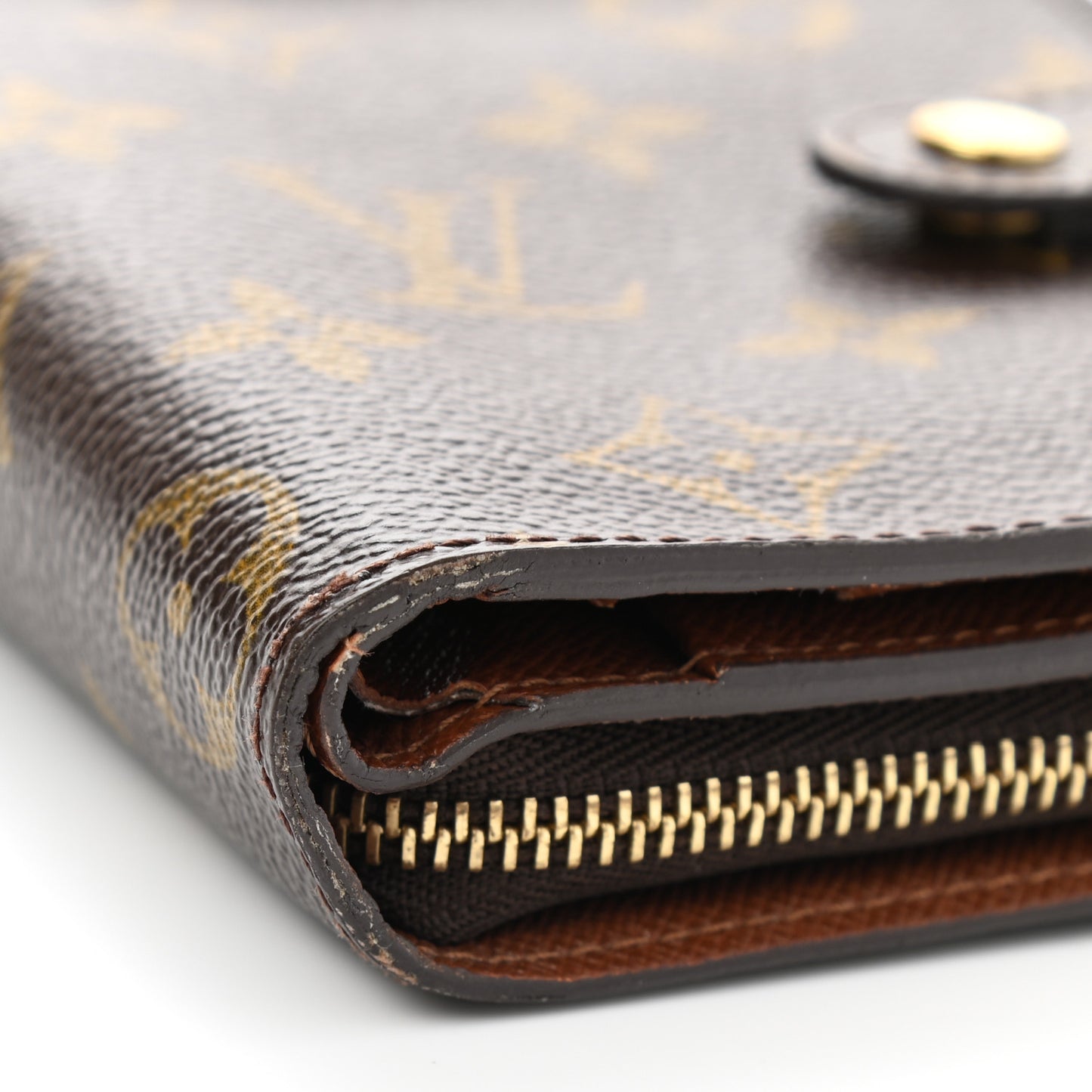 Monogram Compact Zippe Zipped Wallet