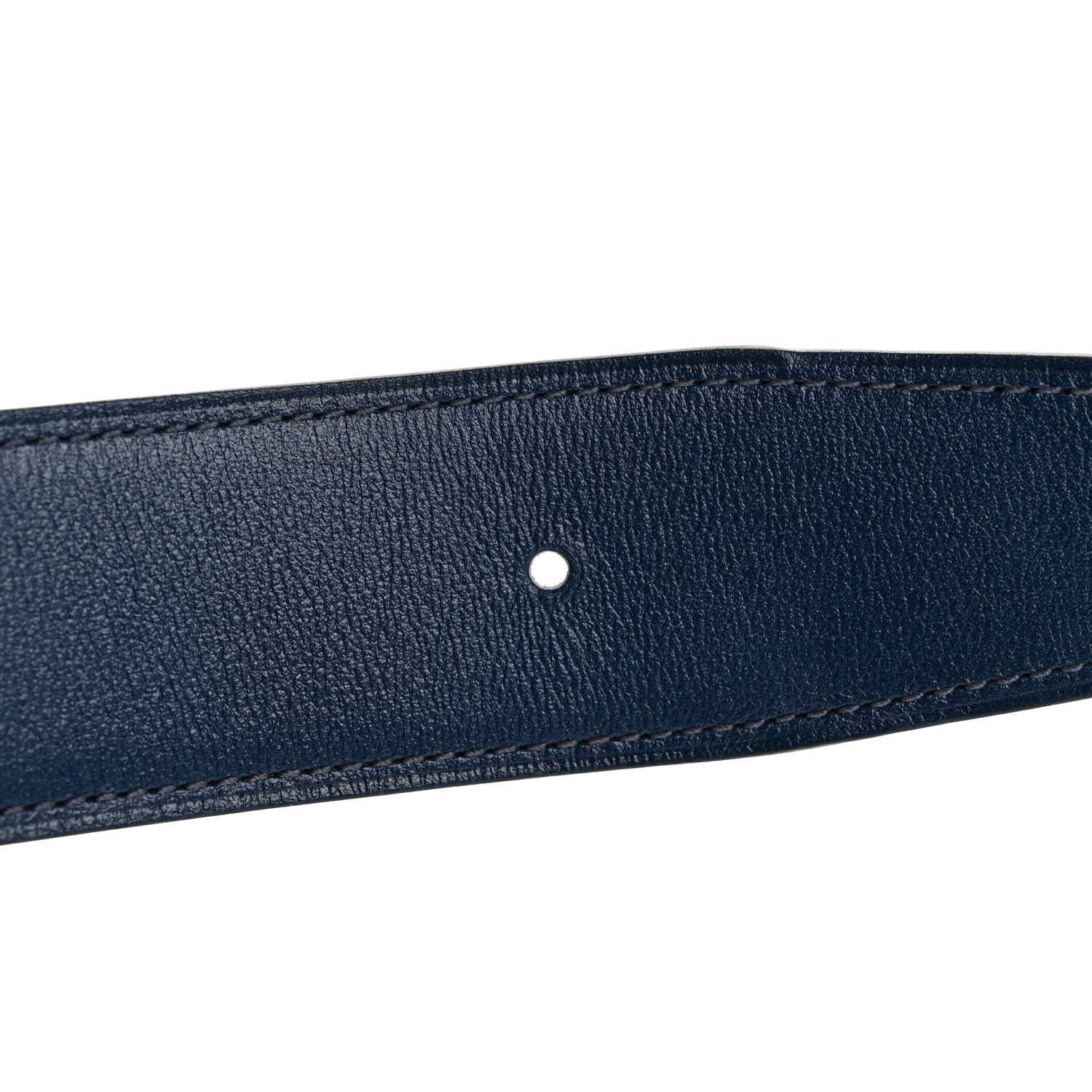 Hermes Box Togo 38mm Belt Strap 110 44 Bleu Saphir Etain 5 of 7