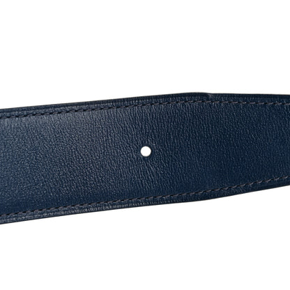 Hermes Box Togo 38mm Belt Strap 110 44 Bleu Saphir Etain 5 of 7