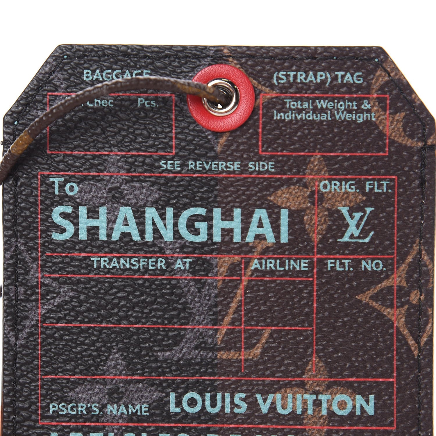 Louis Vuitton Monogram Shanghai Name Tag 4 of 4
