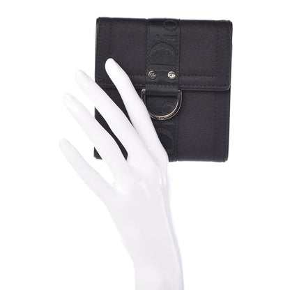 Christian Dior Nylon Logo Compact Wallet Black 2 of 6