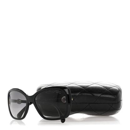 Chanel Pearl Polarized Square Sunglasses 5303-H Black 9 of 9