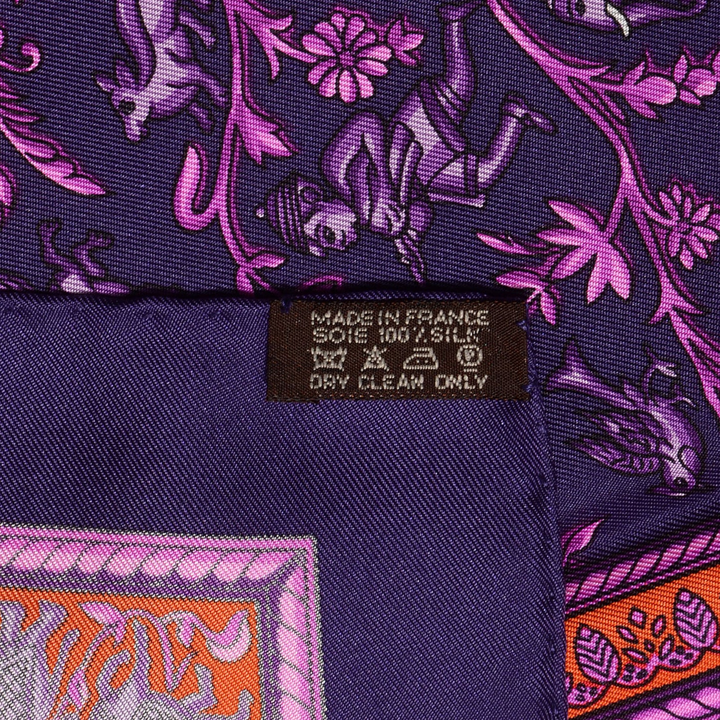 Silk Chasse En Inde Scarf 90