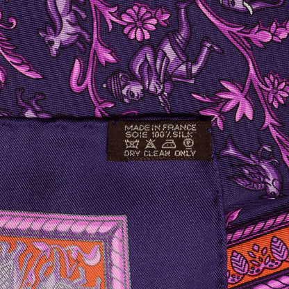 Hermes Silk Chasse En Inde Scarf 90 6 of 6