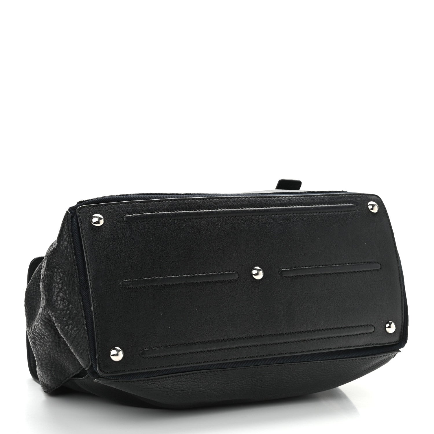 Saint Laurent Calfskin Canvas Medium Muse Two Black 4 of 12