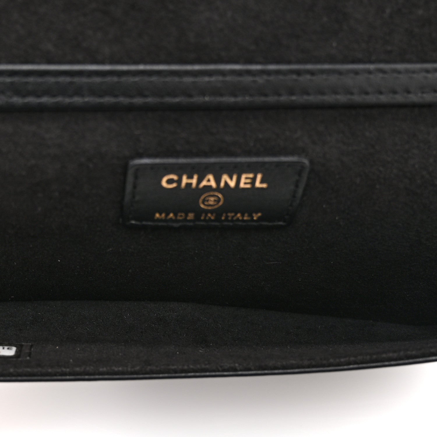 Chanel Caviar Quilted Chain Glasses Case Black 5 of 10