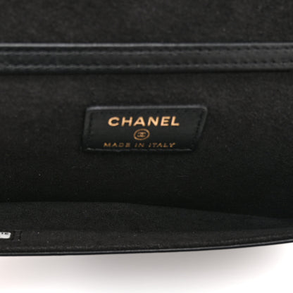 Chanel Caviar Quilted Chain Glasses Case Black 5 of 10