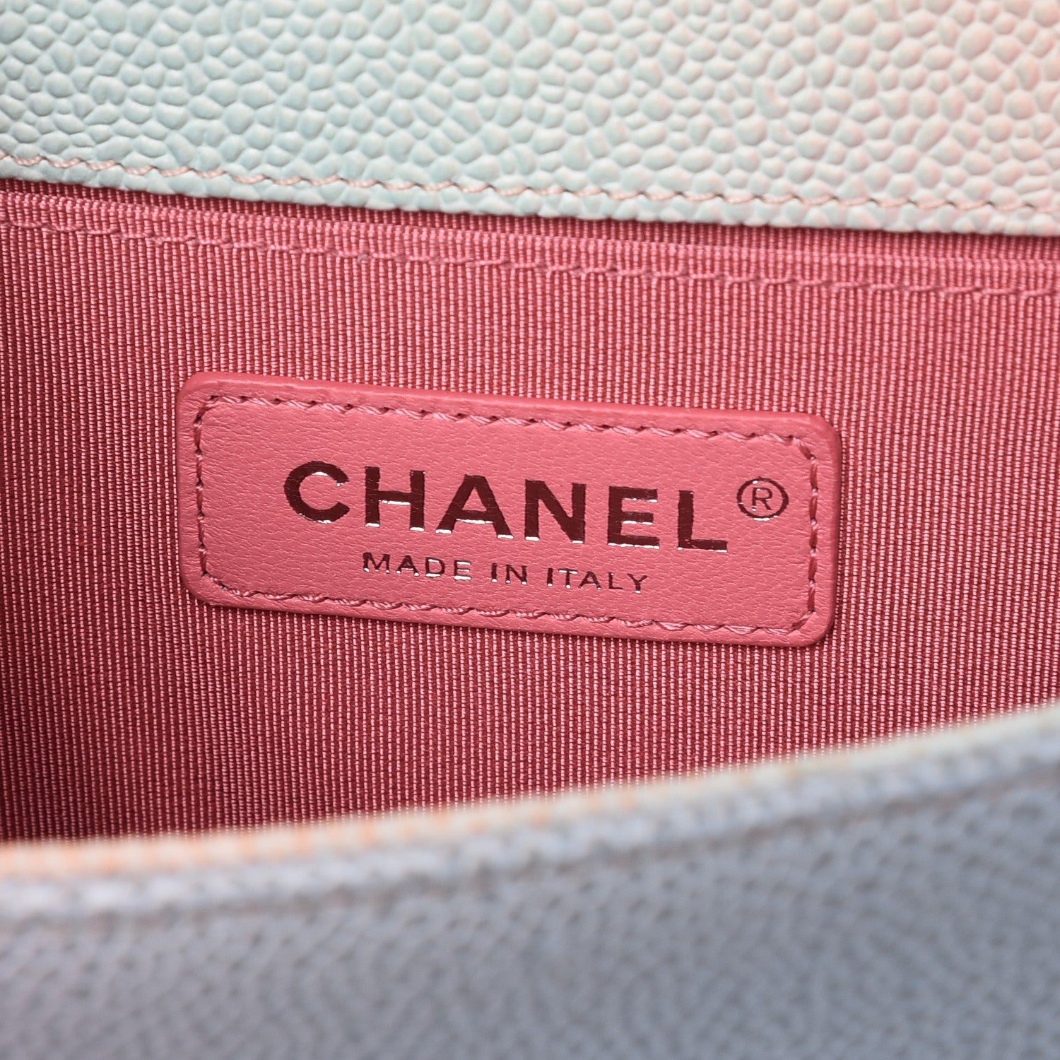 Chanel Caviar Quilted Small Rainbow Boy Flap Multicolor 6 of 8