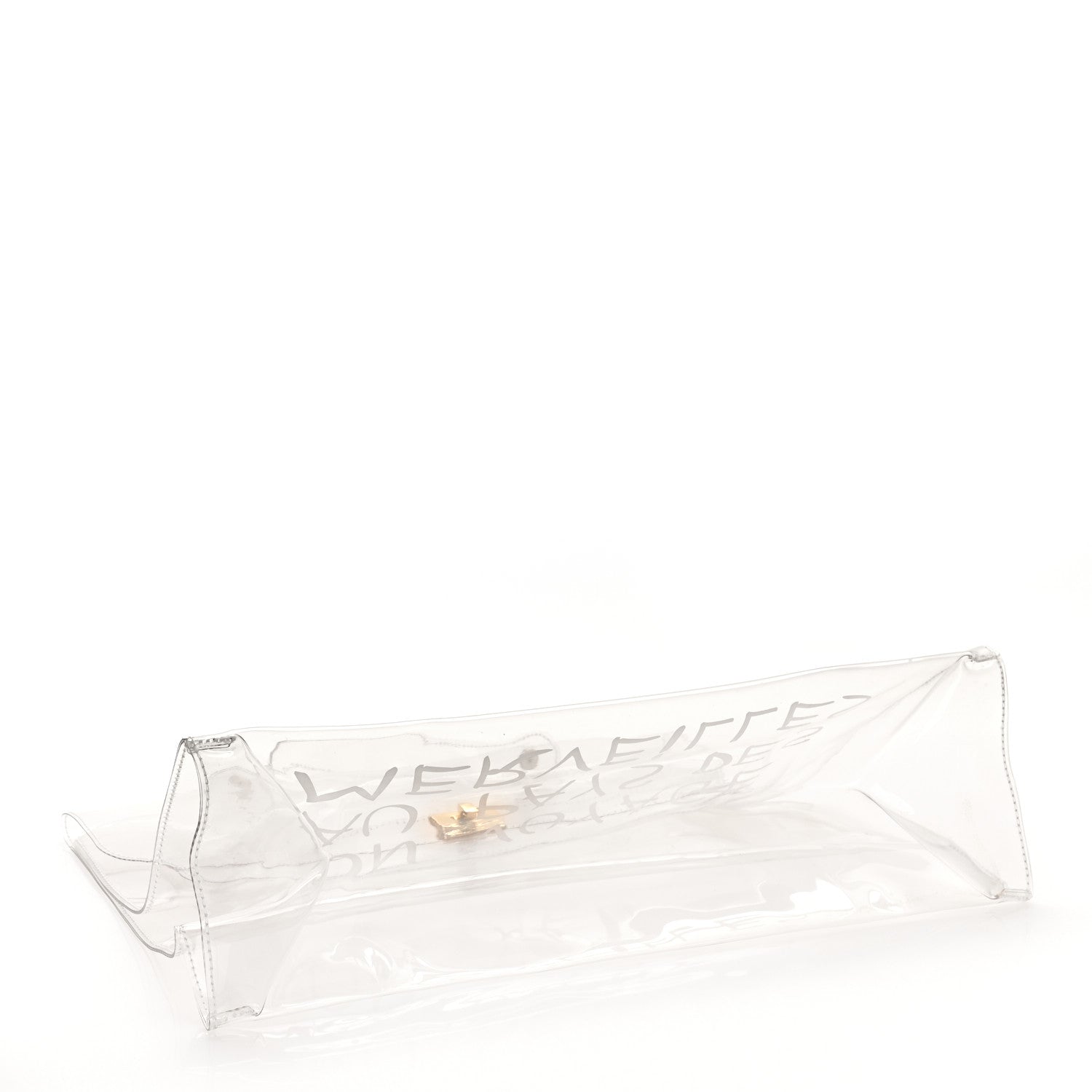 Hermes Vinyl Souvenir De L'Exposition Kelly Transparent 4 of 7