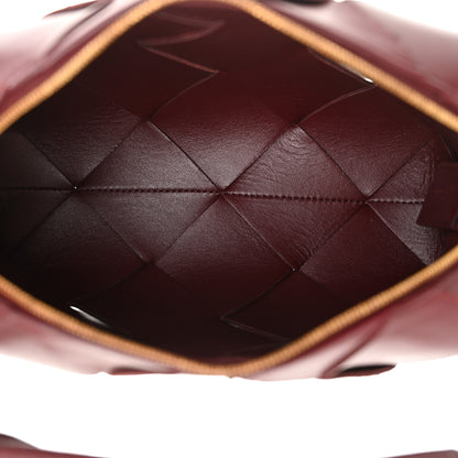 Bottega Veneta Lambskin Maxi Intrecciato Small Cassette Camera Bag Barolo 5 of 9
