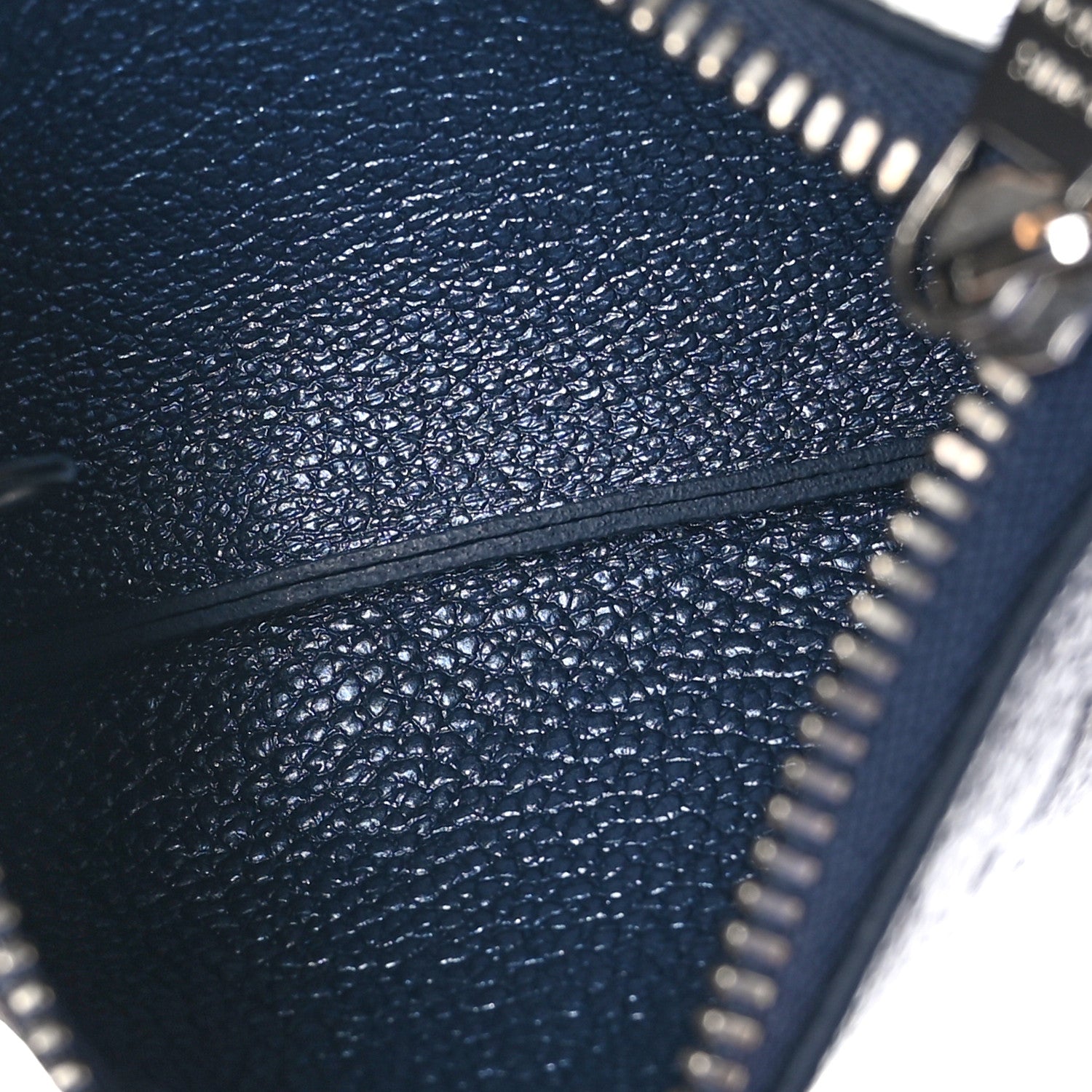 Louis Vuitton Metallic Empreinte Monogram Giant Key Pouch Navy Nacre 5 of 7