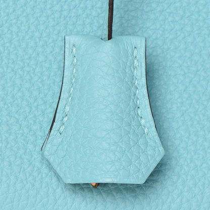 Hermes Togo Birkin 25 Bleu Atoll 31 of 33