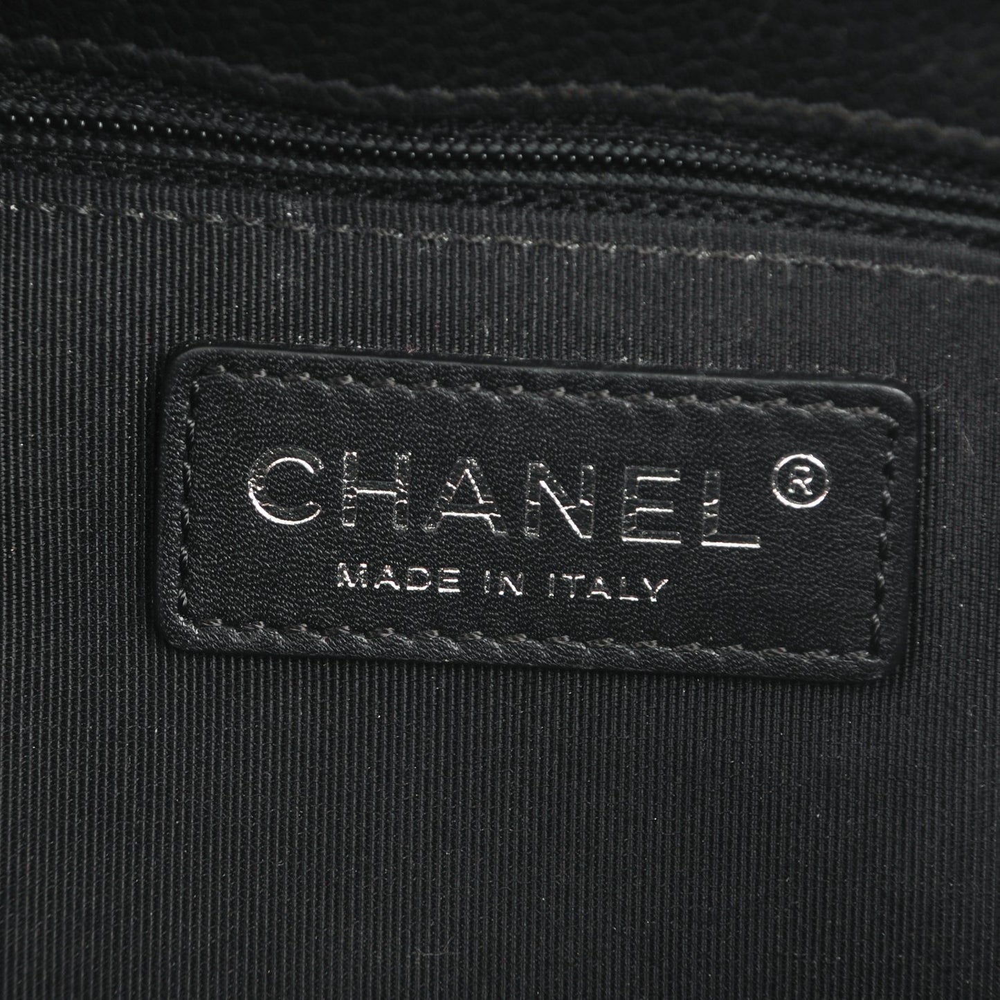 Caviar Quilted Medium Rock In Rome Single Flap Black