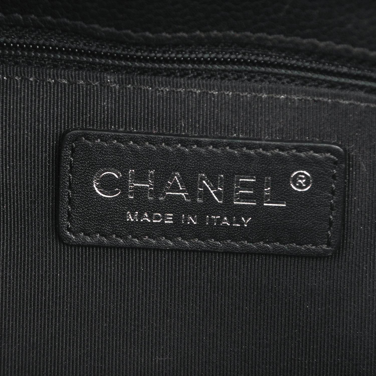 Chanel Caviar Quilted Medium Rock In Rome Single Flap Black 7 of 8