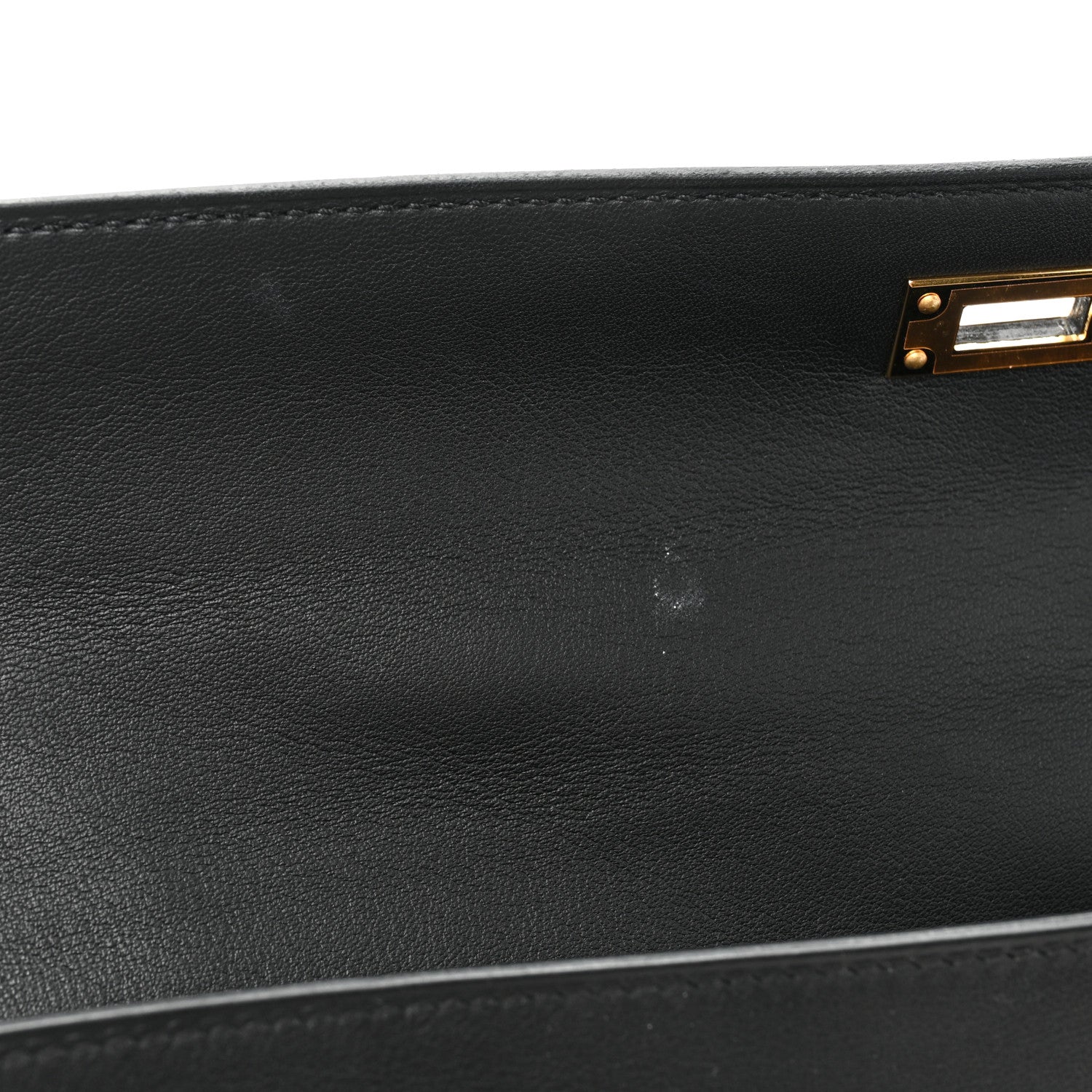 Hermes Swift Kelly Cut Clutch Pochette Black 11 of 14