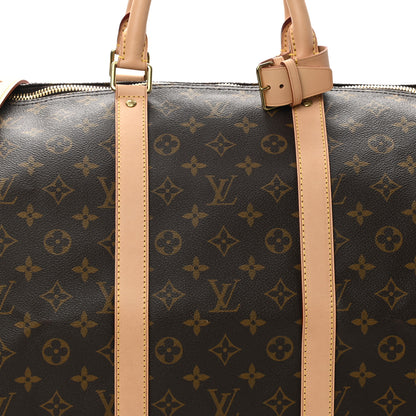 Louis Vuitton Monogram Keepall Bandouliere 55 8 of 10