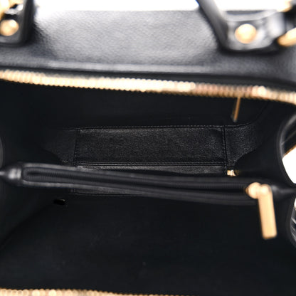 Chanel Caviar Quilted Medium CC Filigree Vanity Case Black 5 of 10