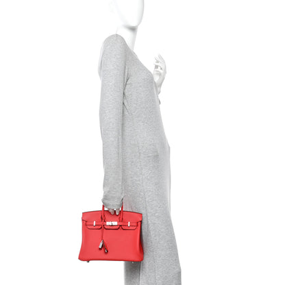 Hermes Swift Birkin 25 Rouge Radieux 2 of 10