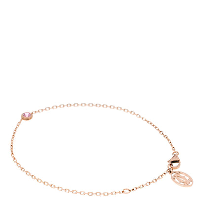 Cartier 18K Pink Gold Pink Sapphire D'Amour Bracelet 2 of 5