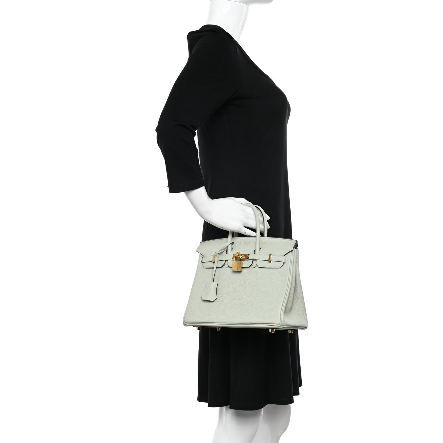 Togo Birkin 25 Gris Neve