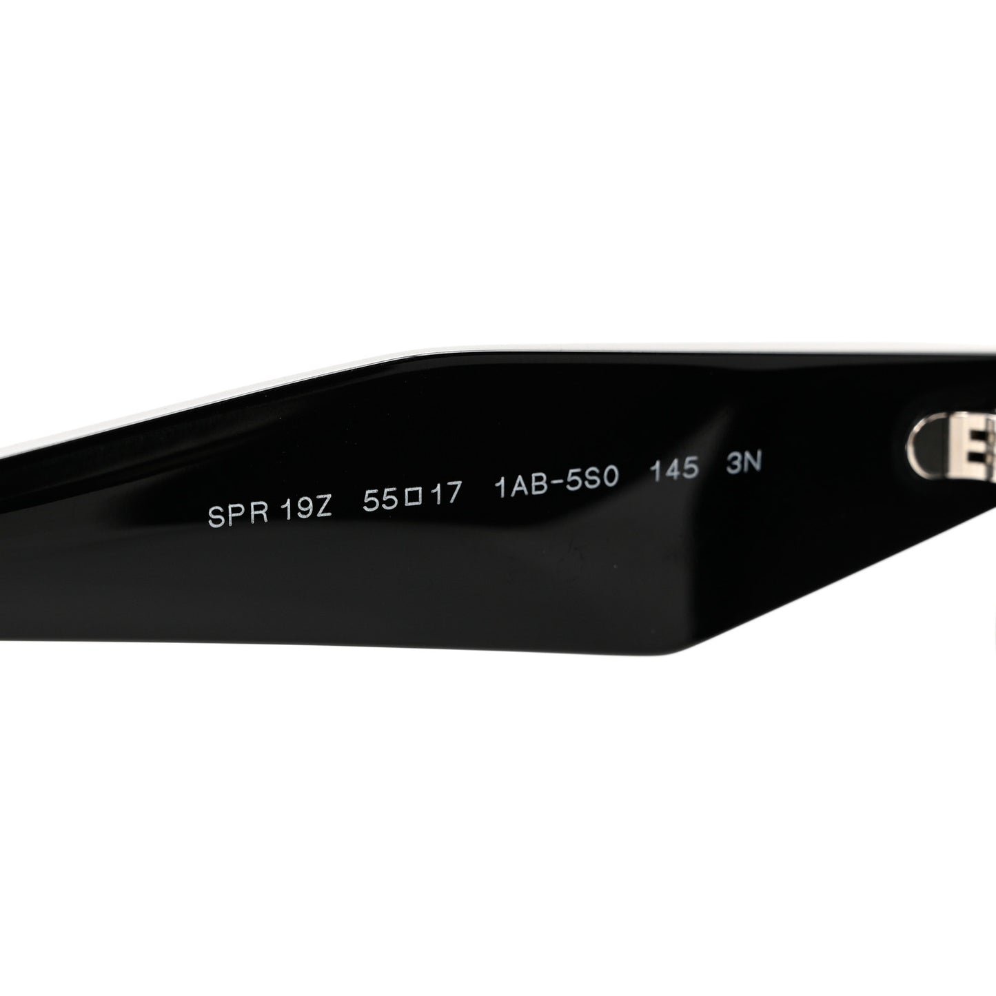 Acetate Symbole Sunglasses SPR 19Z Black
