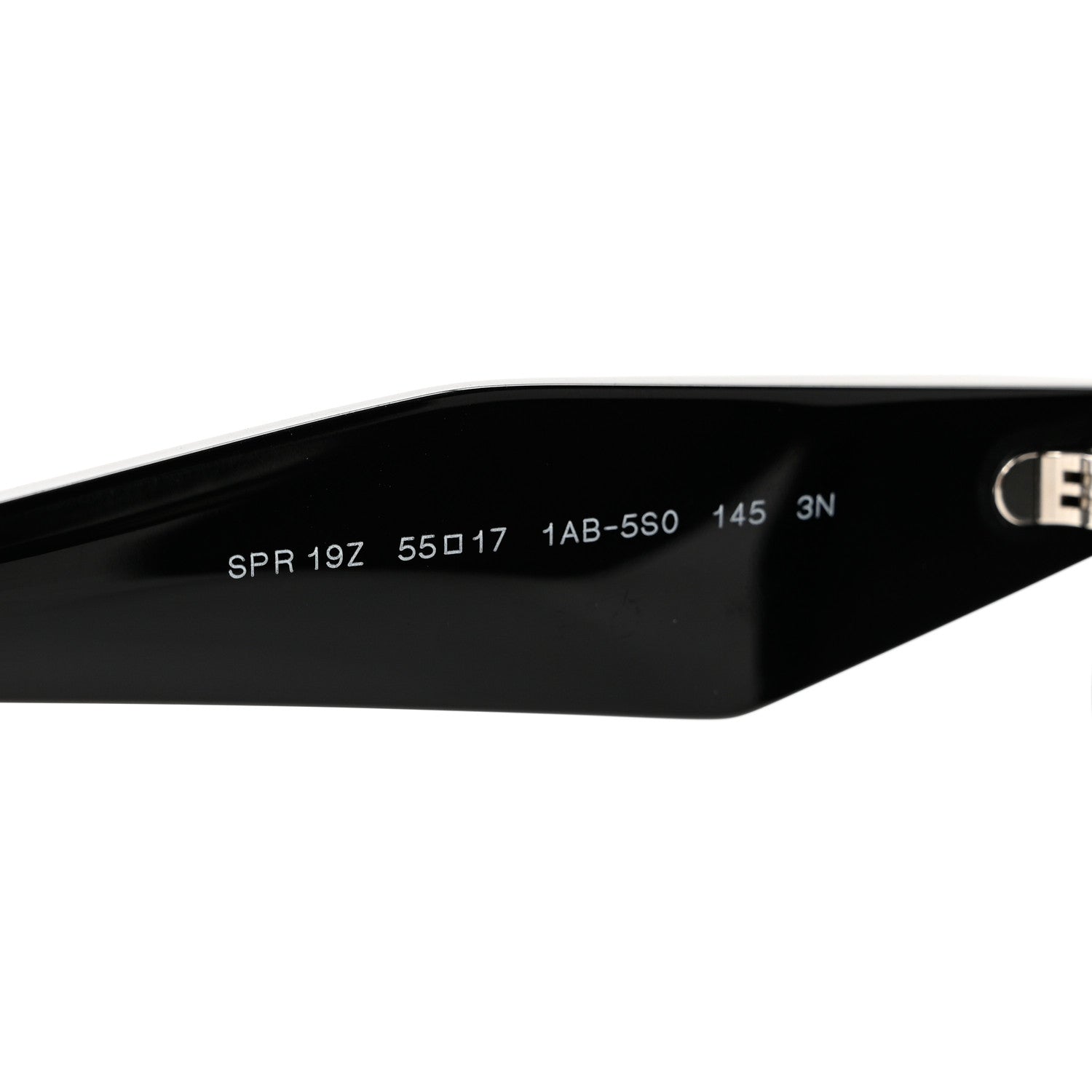 Prada Acetate Symbole Sunglasses SPR 19Z Black 5 of 6