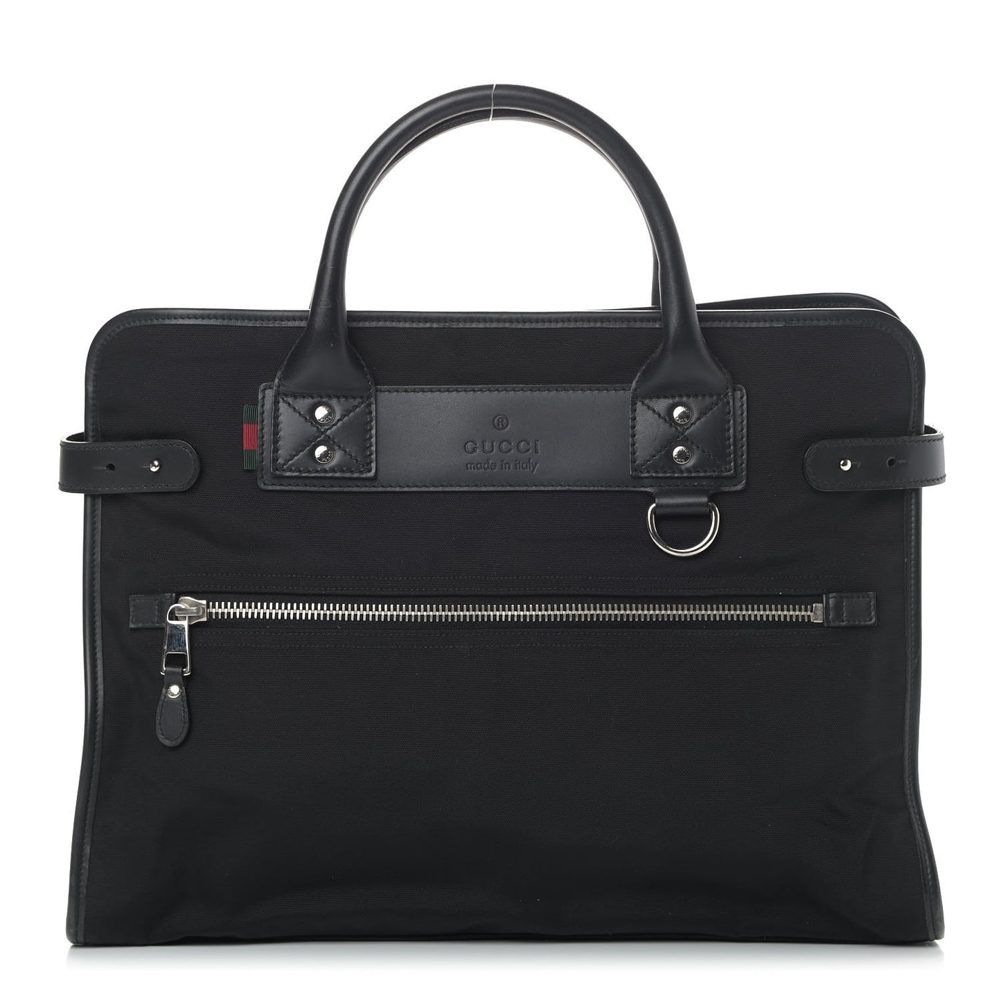 Nylon Web Briefcase Black