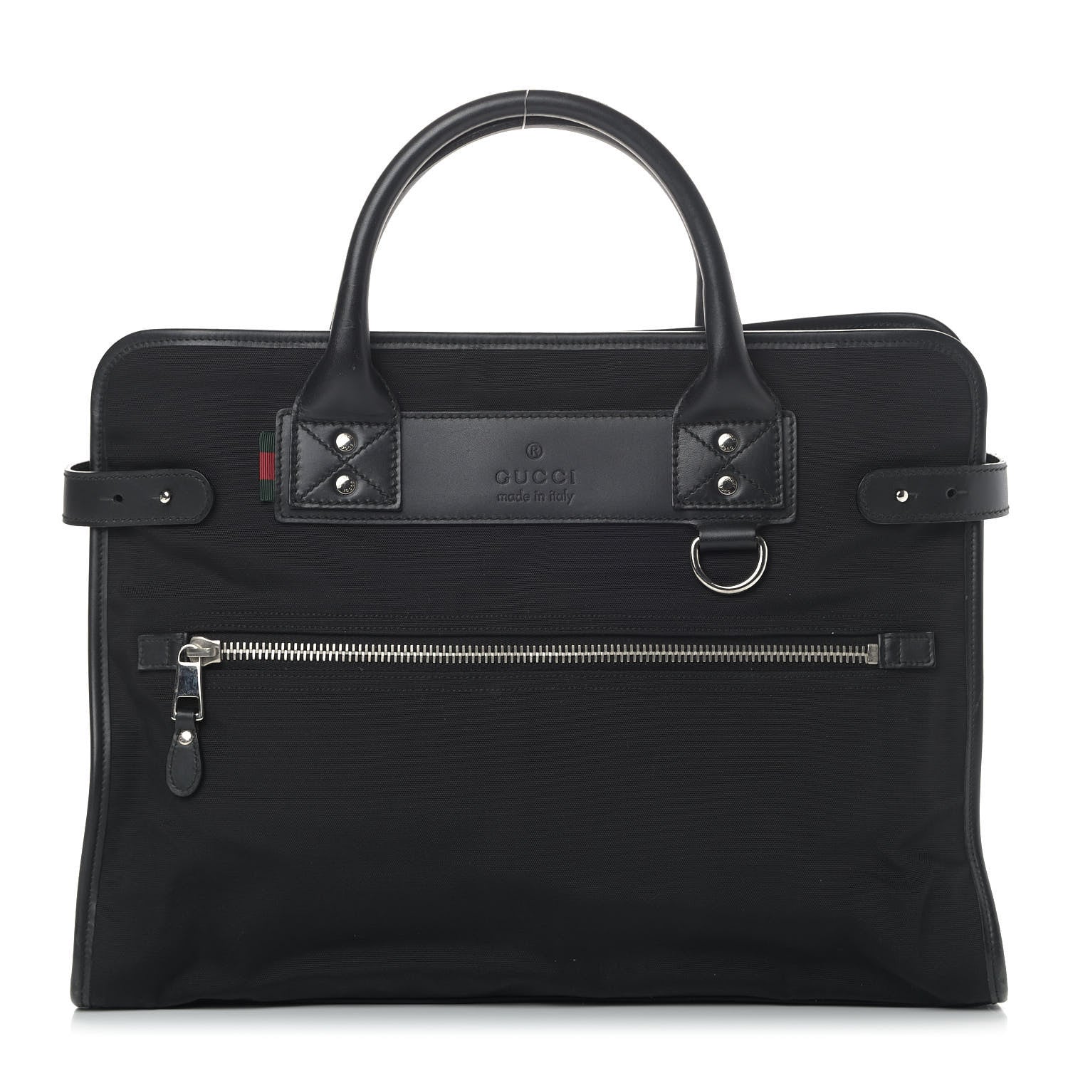 Gucci Nylon Web Briefcase Black 1 of 14