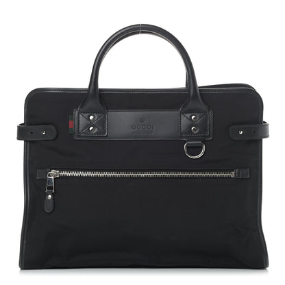 Gucci Nylon Web Briefcase Black 1 of 14
