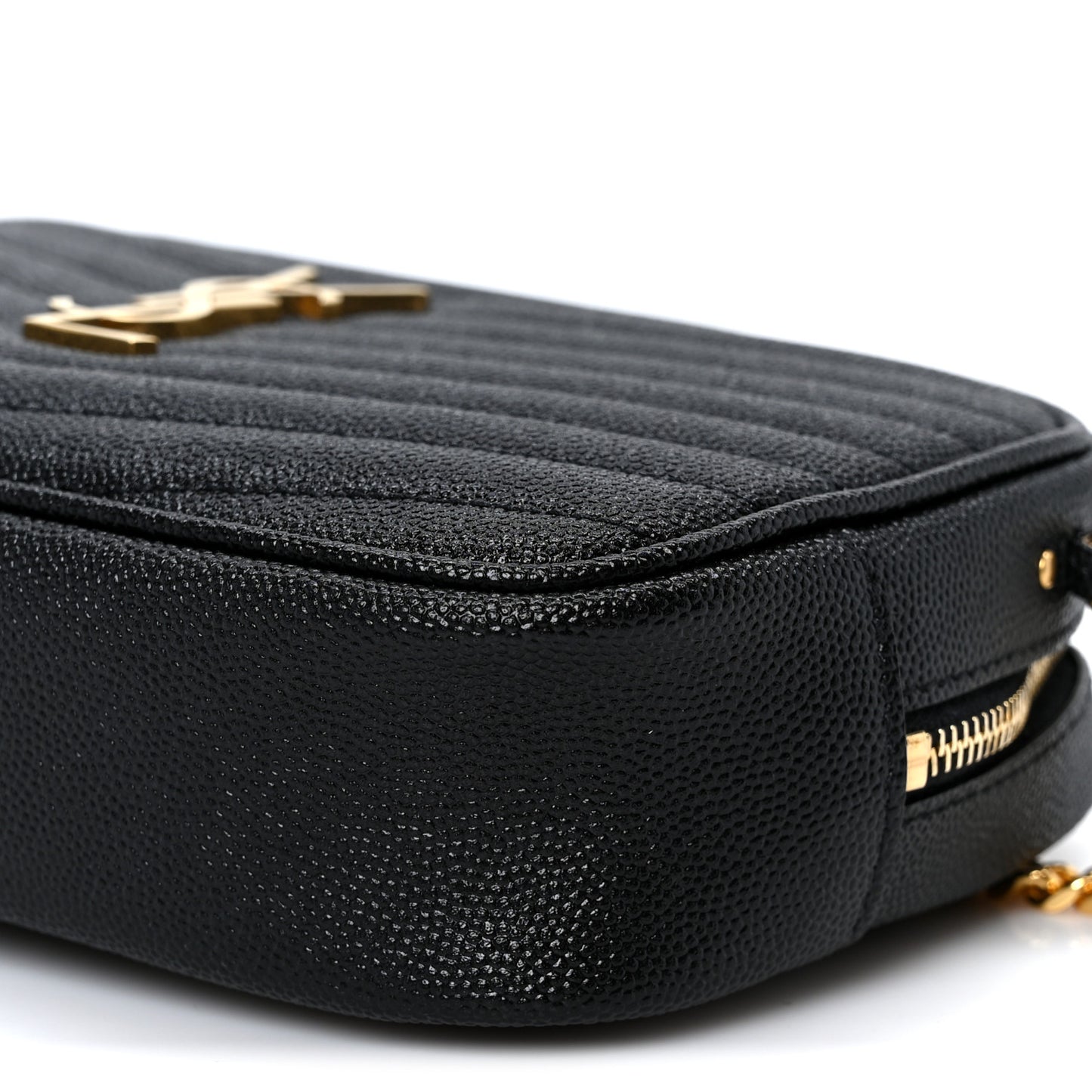 Grain De Poudre Matelasse Monogram Mini Lou Camera Bag Black