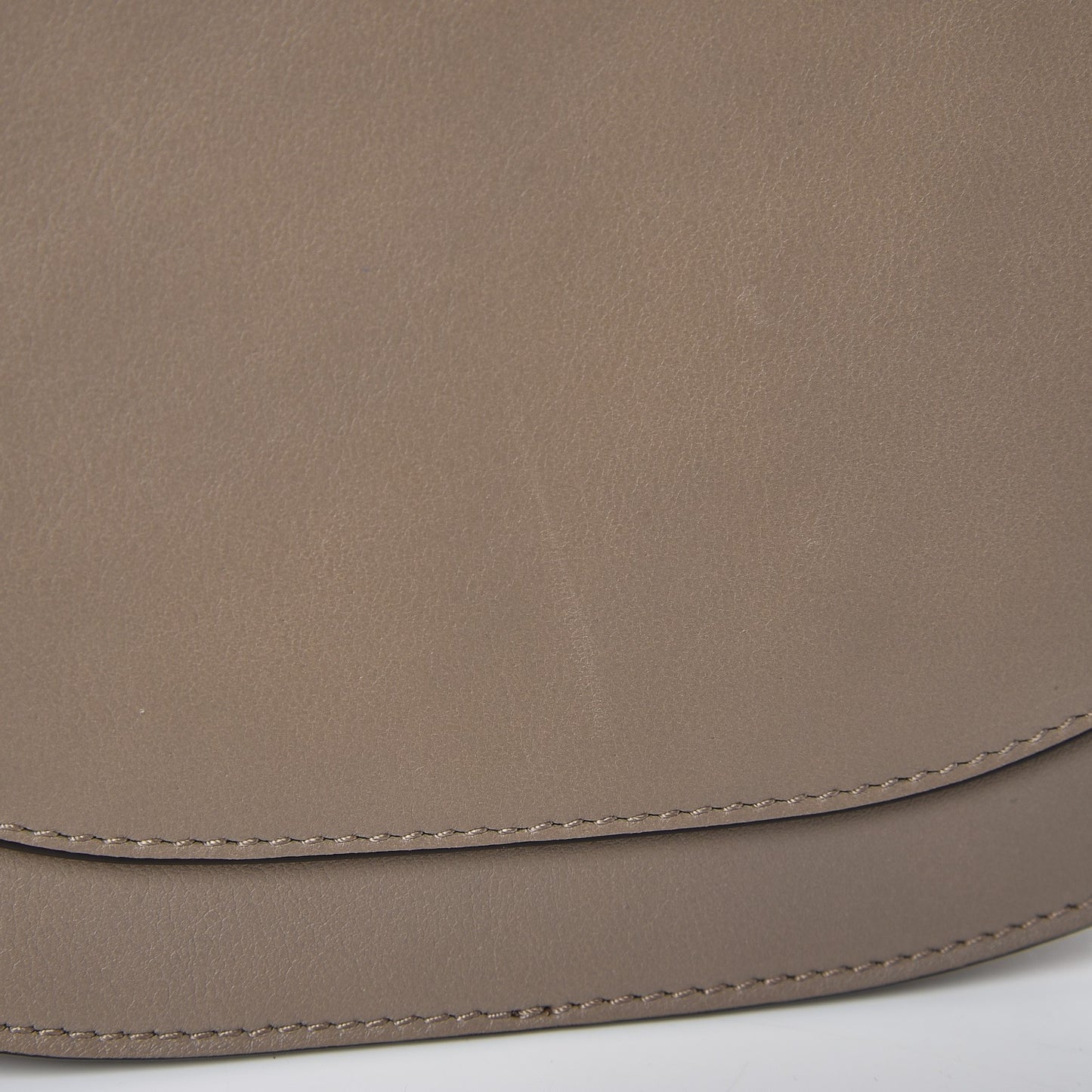 Calfskin Suede Medium Nile Bracelet Bag Motty Grey