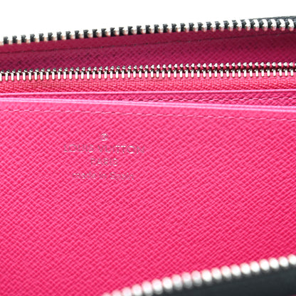 Louis Vuitton Epi Zippy Wallet Black Hot Pink 11 of 16