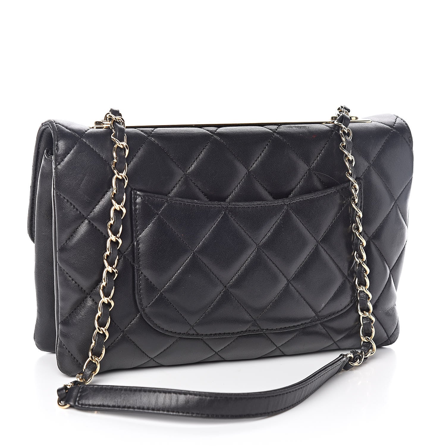 Chanel Lambskin Quilted Medium Trendy CC Flap Black 3 of 15