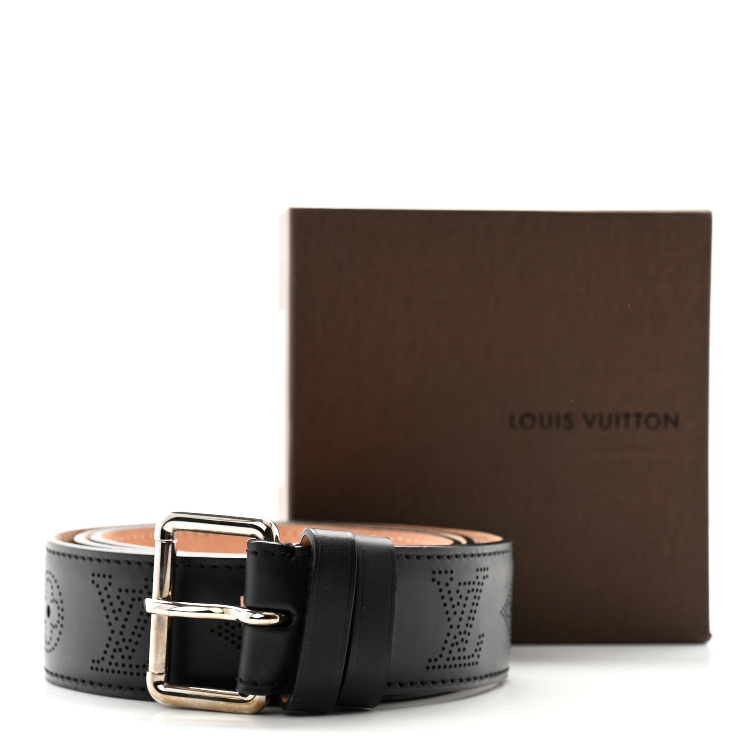 Louis Vuitton Mahina Belt 100 40 Black 8 of 8