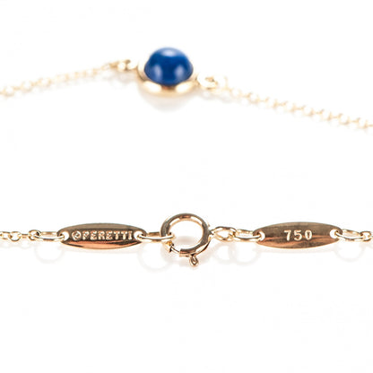 Tiffany 18K Yellow Gold Lapis Elsa Peretti Color By The Yard Bracelet 5 of 6