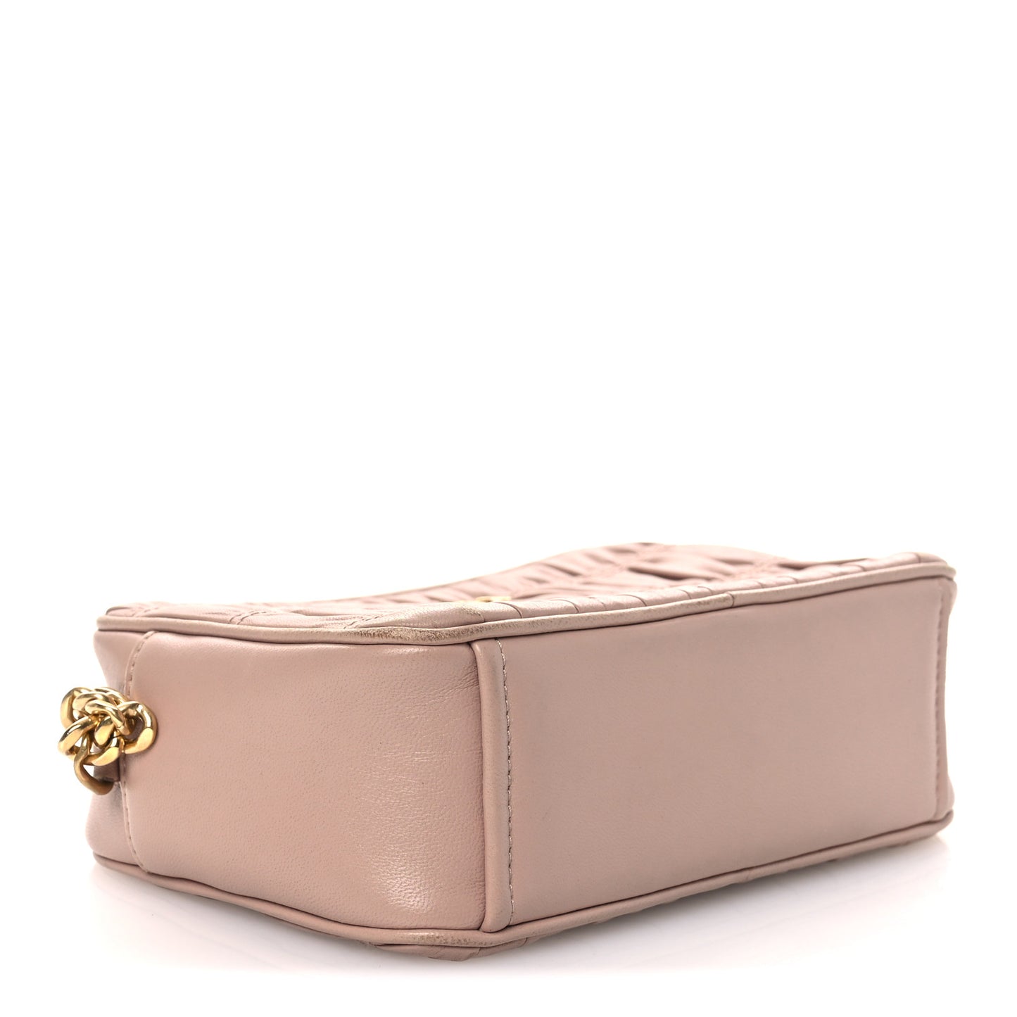 Nappa Gaufre Camera Bag Cipria