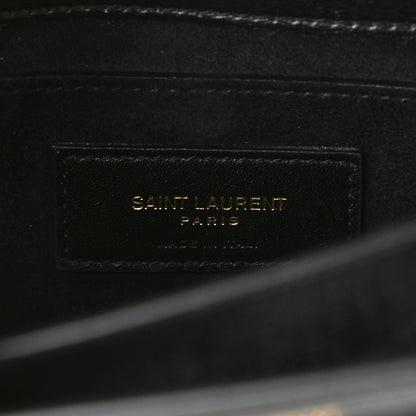 Saint Laurent Calfskin Medium Monogram Sunset Black 8 of 12