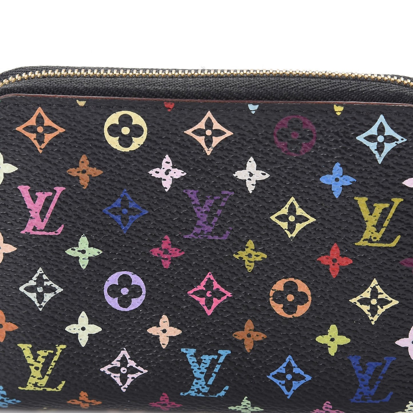 Monogram Multicolor Zippy Coin Purse Black Grenade