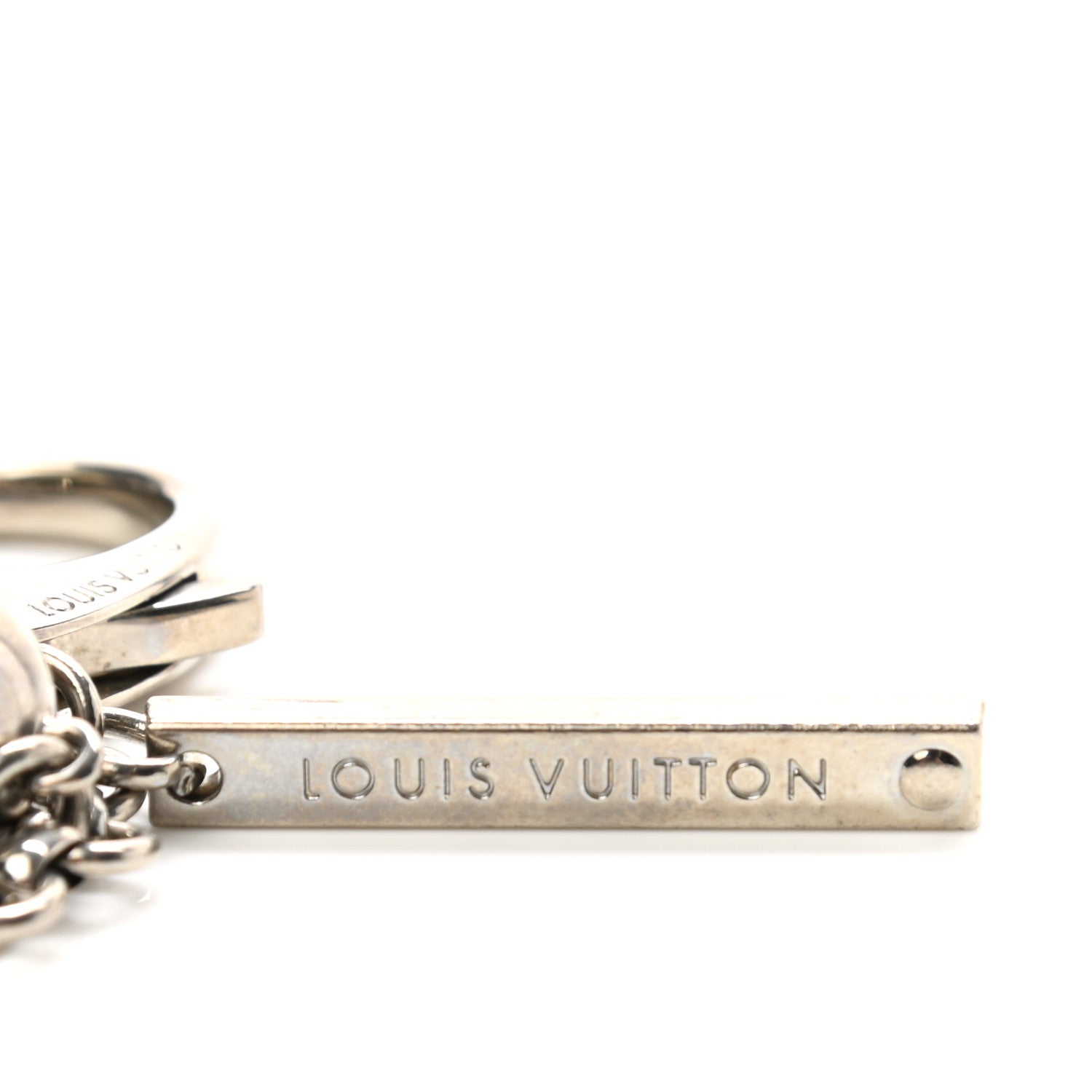 Louis Vuitton Mini Lin Croisette Bag Charm Black 4 of 4